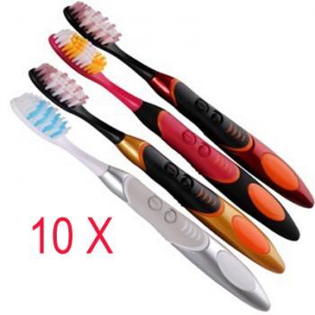 10Pcs Sonic Electric Toothbrush MSTB-001N with 3000 Vibration Stroke