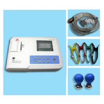 Medical Equipment ECG/EKG Digital Three Channel ECG electrocardiograph ECG-300G 