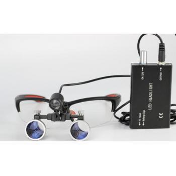 Portable LED Headlight & 3.5X Loupe Frosted Material