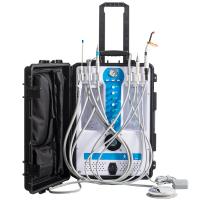 Greeloy® Multi-functional Portable Dental Unit with Air Compressor + Curing Light + Scaler 2/4H GU-P206S