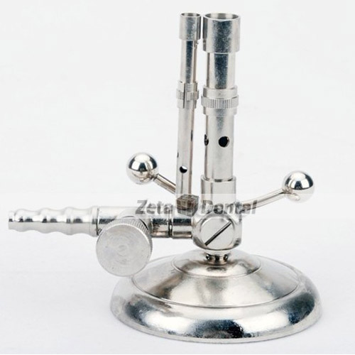 Bunsen Natural Gas Light Silver Burner