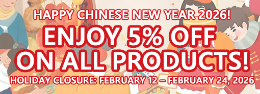 Enjoy 5% OFF on ALL products!